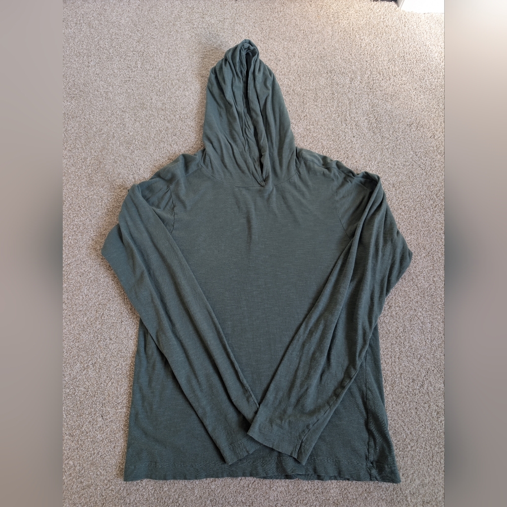 Men's Green Hoodie - Picture 2 of 3